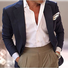 Load image into Gallery viewer, Flairs New York Gentleman&#39;s Essentials Weekend Casual White Pocket Square
