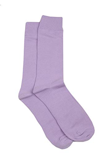 Solid Lavender Mens Socks