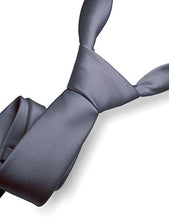 Load image into Gallery viewer, Grey Silk Neck Tie

