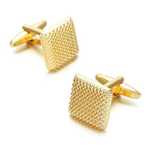 Load image into Gallery viewer, Gold Textured Cufflinks
