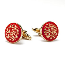 Load image into Gallery viewer, Wimbledon Three English Lions Cufflinks
