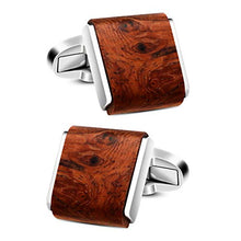 Load image into Gallery viewer, Rosewood Cufflinks
