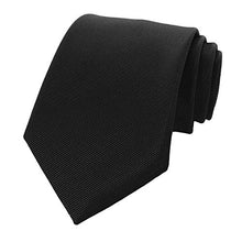 Load image into Gallery viewer, Black Silk Neck Tie
