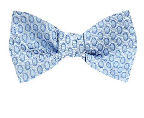 Sky Blue Silk Self-Tie Bow Tie